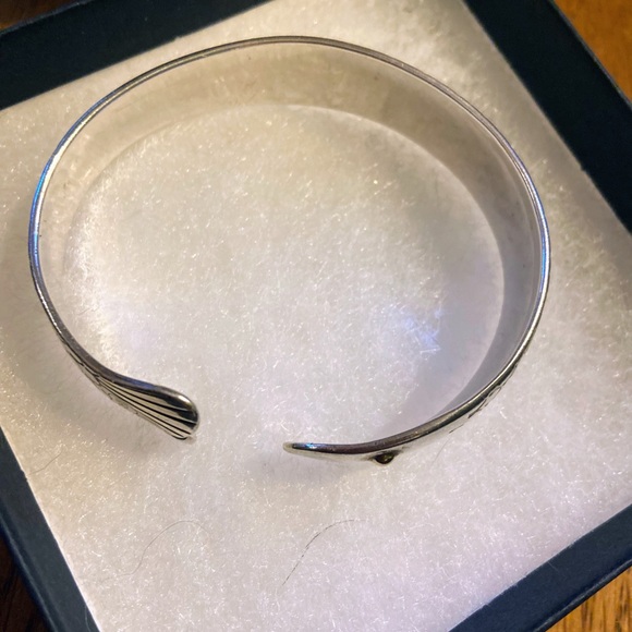 COPY - EDEN HAND ARTS CAPE COD HERRING FISH CUFF BRACELET - Picture 3 of 8